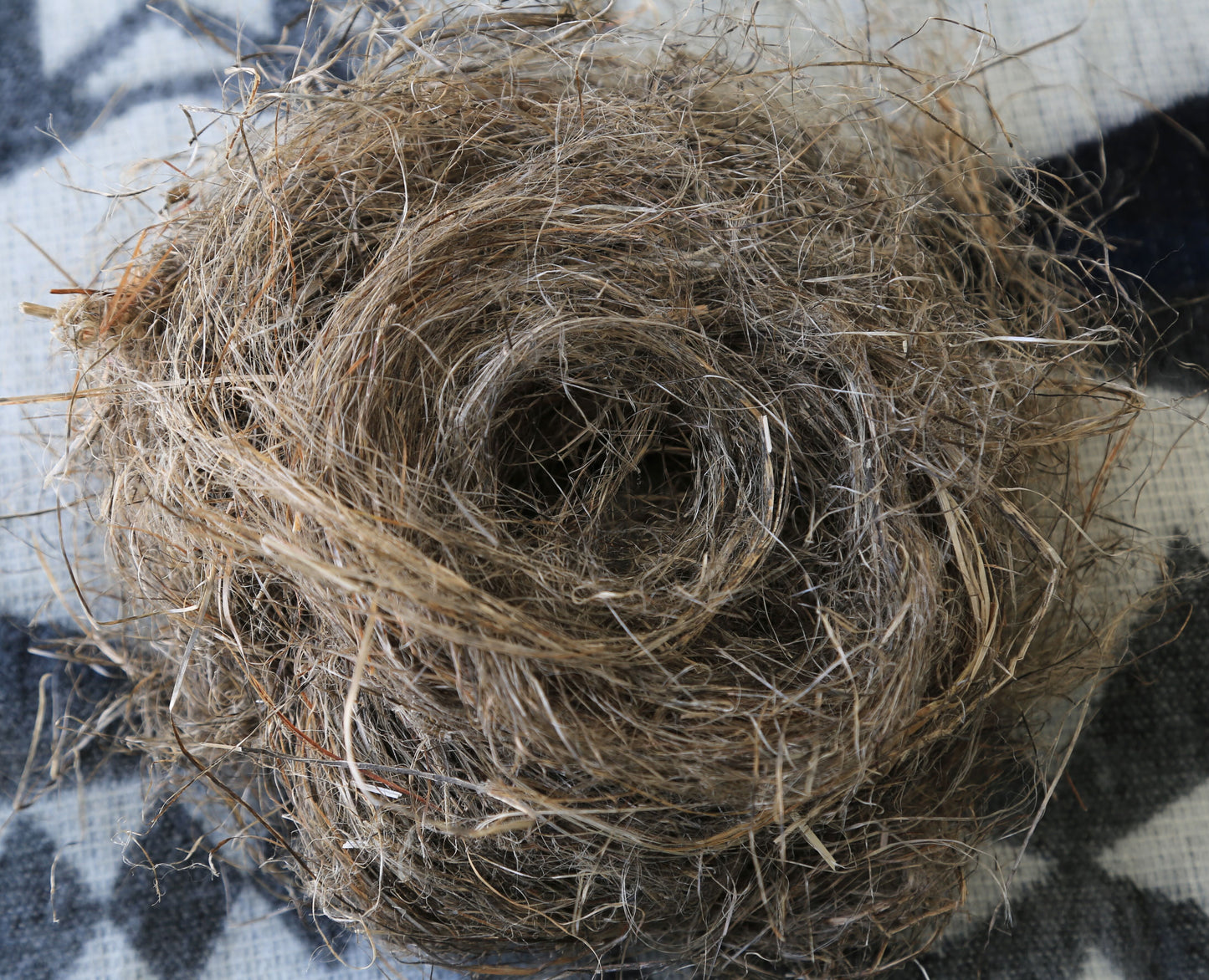 Hemp fiber - raw, long strands